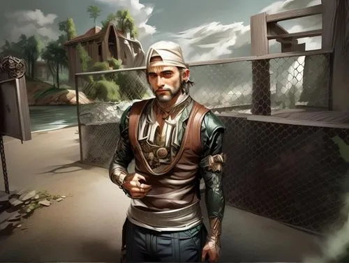 world digital painting,digital painting,vaas,makaveli,salim,rza,tropico,hand digital painting,mcartor,miramar,stillmatic,eminem,skeltah,digital art,game illustration,fan art,gangplank,daequan,tupac,majima