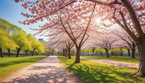 sakura trees,cherry blossom tree-lined avenue,japanese sakura background,japanese cherry trees,sakura tree,spring in japan,cherry trees,spring background,spring blossoms,springtime background,blooming trees,cherry blossom tree,spring nature,the cherry blossoms,sakura blossom,tree lined path,sakura blossoms,cherry blossoms,sakura background,magnolia trees,Photography,General,Realistic