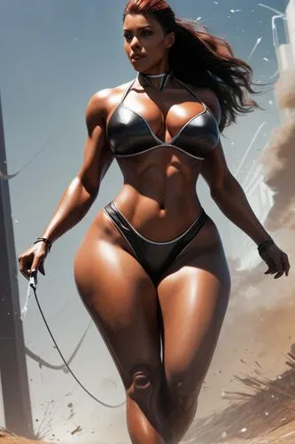 She is a very beautiful woman, stunning and magnificent, a beautiful and exuberant body, her curves attract attention and she is very similar to a Hollywood actress,okagbare,teairra,monifa,warrior wom