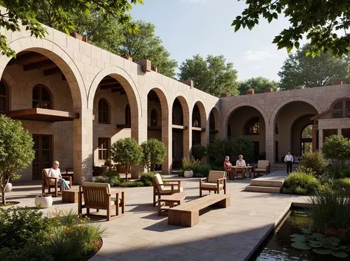 caravanserai,caravanserais,yazd,patios,hala sultan tekke,persian architecture,courtyard,kashan,inside courtyard,monastery garden,courtyards,iranian architecture,qasr al watan,patio,cloister,quasr al-kharana,mahdavi,amanresorts,zurkhaneh,zougam