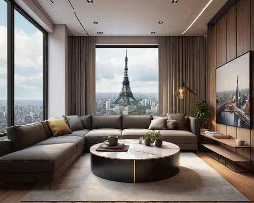 appartement,penthouses,apartment lounge,livingroom,modern living room,living room,sky apartment,contemporaine,paris balcony,modern decor,immobilier,3d rendering,modern room,great room,interior modern design,modern minimalist lounge,luxury home interior,residential tower,shared apartment,interior design,Art,Classical Oil Painting,Classical Oil Painting 18