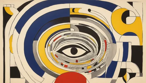 roy lichtenstein,abstract eye,concentric,all seeing eye,cubism,eye,robot eye,bull's eye,klaus rinke's time field,mondrian,abstraction,panopticon,cosmic eye,abstract retro,dizzy,escher,eye examination,eye ball,picasso,eyeball,Art,Artistic Painting,Artistic Painting 39