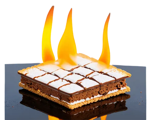 s'more,panforte,yule log,mille-feuille,baked alaska,spekkoek,energy bar,turrón,caramel shortbread,layer nougat,florentine biscuit,dobos torte,pissaladière,feuerloeschuebung,molten,inflammable,vanillekipferl,speculoos,barbecue torches,schuppenkriechtier,Conceptual Art,Oil color,Oil Color 13