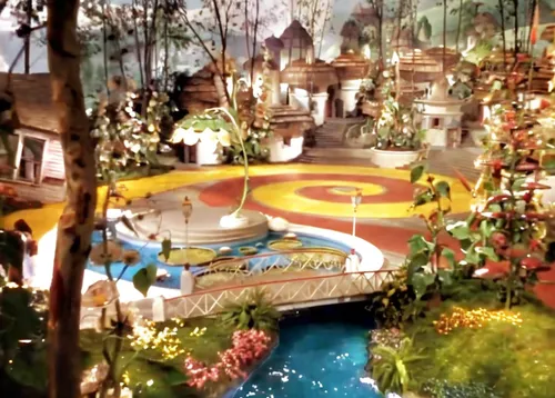 fairy village,gaylord palms hotel,clove garden,secret garden of venus,miniature golf,mini golf course,fairy world,garden of eden,garden of plants,popeye village,fantasy world,flower dome,fantasy city,