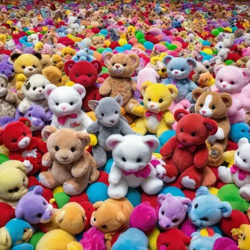 stuffed toys,ball pit,soft toys,cuddly toys,stuffed animals,plush toys,plush figures,stuff toy,teddy bears,teddies,children's toys,plush dolls,toy store,baby toys,children toys,rubber ducks,soft toy,crowded,hoard,sea of flowers,Photography,General,Realistic