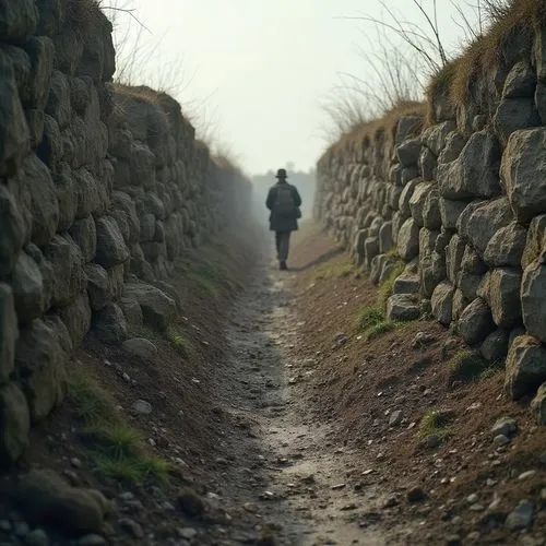 wallander,sightseers,stone wall road,giants causeway,footpath,holdman