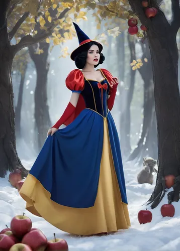 snow white,queen of hearts,fairy tale character,the snow queen,woman eating apple,apple orchard,fairytale characters,american witch hazel,red riding hood,red apples,fairy tales,picking apple,apple harvest,fairy tale,suit of the snow maiden,fairytale,children's fairy tale,a fairy tale,fantasy picture,little red riding hood,Conceptual Art,Fantasy,Fantasy 02