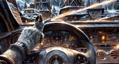 sci fiction illustration,metallurgy,biomechanical,futuristic landscape,heroic fantasy,detail shot,rocket raccoon,furnace,clockmaker,mandelbulb,stargate,engine room,fantasy art,concept art,elves flight,futuristic architecture,maelstrom,mining facility,cg artwork,fractal environment