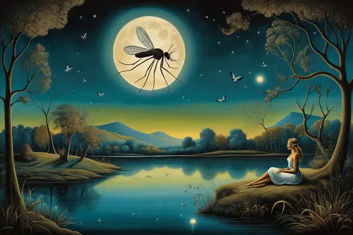 firefly,fairies aloft,dreams catcher,faerie,artificial fly,fireflies,flying insect,beekeeper,mayflies,children's fairy tale,fantasy picture,the night of kupala,antasy,faery,horoscope libra,clockmaker,dream catcher,honey bee home,cupido (butterfly),the zodiac sign pisces,Illustration,Realistic Fantasy,Realistic Fantasy 40