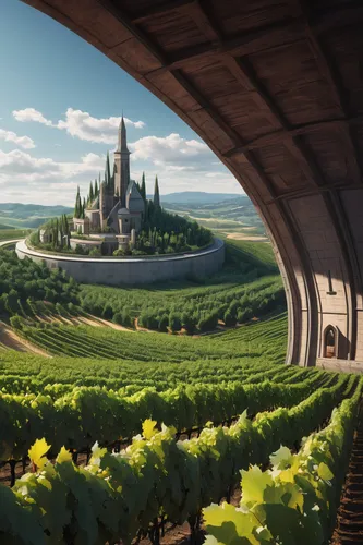 castle vineyard,vineyards,wine region,wine growing,wine country,vinpearl land,vineyard,tomorrowland,high rhône valley,winery,wine-growing area,cinderella's castle,viticulture,hobbiton,fairy tale castle,cinderella castle,fairytale castle,disney castle,winegrowing,hohenzollern castle,Conceptual Art,Fantasy,Fantasy 09