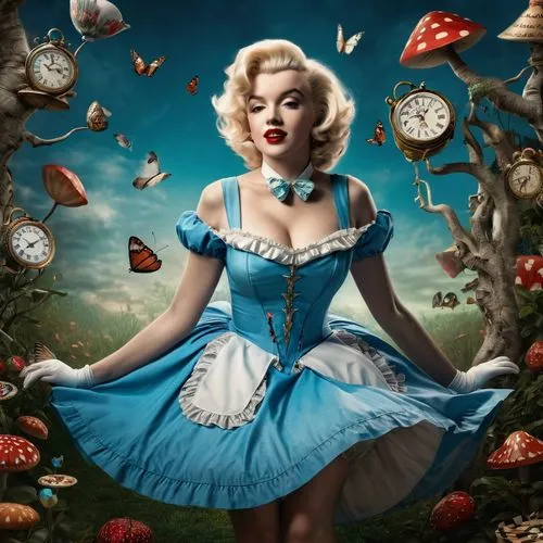 alice in wonderland,dorthy,marilyn monroe,cinderella,pin-up girl,retro pin up girl,wonderland,pin-up model,retro pin up girls,pin-up girls,pin ups,pin up girl,marylyn monroe - female,marilyn,valentine pin up,pin up girls,marilyns,crinoline,vanderhorst,syrena,Photography,General,Fantasy