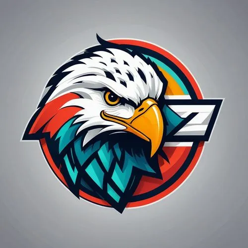 Cartoon eagle pattern, geometric lines, NBA team emblem style, vector, minimalist style, logo design,jethawks,eagle vector,aihl,stadium falcon,knighthawks,eagle illustration,firehawks,eagle eastern,cl