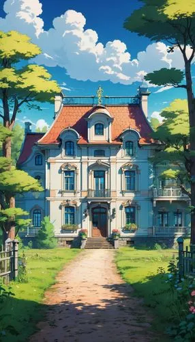 studio ghibli,ghibli,dreamhouse,butka,clannad,shinbo,Illustration,Japanese style,Japanese Style 03