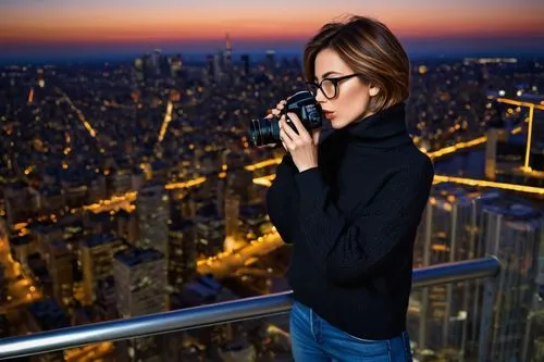 woman holding a smartphone,city ​​portrait,photo session at night,skypark,skydeck,above the city,sky city tower view,shumeiko,cityscapes,citysearch,cityview,citycell,meiko,city lights,city view,skyscraping,mikasuki,skyloft,asako,observation deck,Illustration,Vector,Vector 14