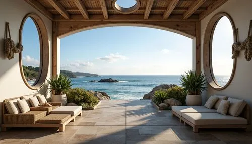 mustique,window with sea view,amanresorts,palmilla,cabana,beach house,oceanfront,greek island door,carmel by the sea,sicily window,ocean view,cabanas,oceanview,archways,beachfront,alcove,terrazza,front porch,outdoor furniture,ventana