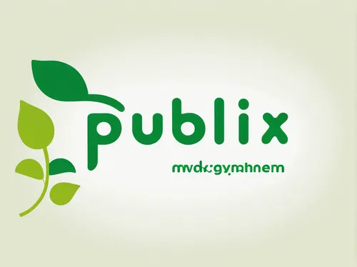 Design a minimalistic Publix logo that embodies simplicity and cleanliness.,public sale,public administration,public utility,public,garden logo,logo,psyllium seed husks,social logo,flixbus,medical log