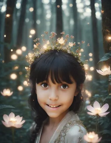 little girl fairy,child fairy,mystical portrait of a girl,girl in flowers,flower fairy,flower girl,rosa ' the fairy,girl in a wreath,child portrait,faery,beautiful girl with flowers,fairy,fairy queen,fairy forest,faerie,garden fairy,fairy dust,the little girl,innocence,little princess,Photography,Natural