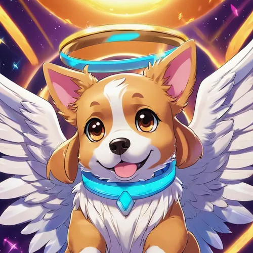 dog angel,corgi,life stage icon,sunburst background,guardian angel,twitch icon,corgis,easter banner,fennec,welschcorgi,angel,edit icon,diwali banner,autumn icon,christ star,sun god,navi,custom portrait,greer the angel,beagle,Illustration,Japanese style,Japanese Style 03