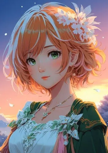 alpana,chihiro,violet evergarden,sun bride,tressa,genny,Conceptual Art,Fantasy,Fantasy 15