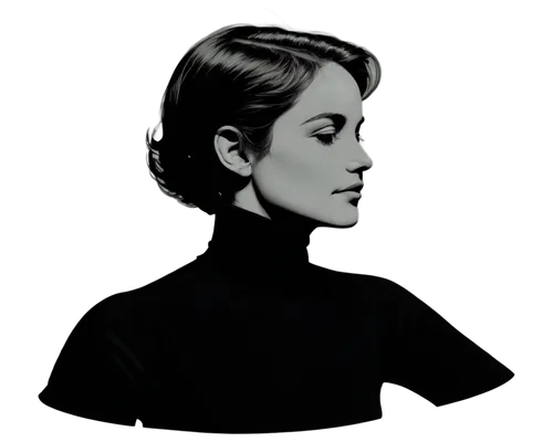 profile,feist,shoulder length,semi-profile,woman silhouette,audrey,half profile,chignon,asymmetric cut,bob cut,fashion vector,60's icon,kennedy,moody portrait,stylised,audrey hepburn,updo,blogger icon,pixie cut,digital illustration,Art,Classical Oil Painting,Classical Oil Painting 09