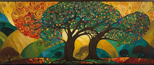 colorful tree of life,flourishing tree,celtic tree,fruit tree,orange tree,khokhloma painting,tangerine tree,the branches of the tree,tree of life,painted tree,tree grove,art nouveau,indigenous painting,church painting,the branches,fig tree,tree canopy,girl with tree,oil on canvas,forest tree,Illustration,Vector,Vector 09