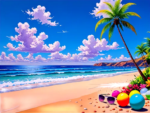 beach landscape,beach scenery,tropical beach,dream beach,beach background,tropical sea,summer background,cartoon video game background,beautiful beach,landscape background,paradise beach,3d background,caribbean beach,tropical island,ocean background,beautiful beaches,seaside country,delight island,seaside resort,ocean paradise,Conceptual Art,Daily,Daily 31