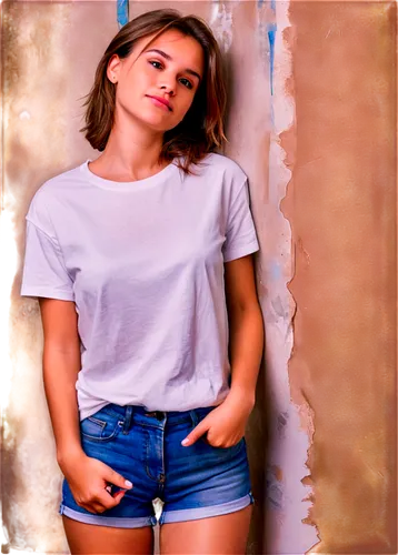 jeans background,girl in t-shirt,cotton top,petka,portrait background,denim background,white shirt,photo session in torn clothes,photographic background,tshirt,sarikaya,pink background,colorful background,photo shoot with edit,girl on a white background,menounos,transparent background,antique background,benoist,yellow background,Illustration,Paper based,Paper Based 24