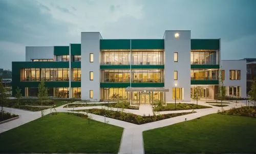 A hospitable architecture with large windows,Hospital,ventanales,arquitectura hosputalaria,frontis,frontis de hospital,Photography,General,Cinematic