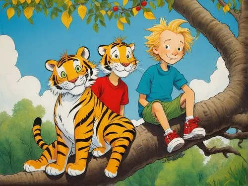 felidae,tigers,tigger,woodland animals,forest animals,children's background,a tiger,tigerle,a collection of short stories for children,childrens books,young tiger,tiger,happy children playing in the forest,childhood friends,cartoon forest,tiger png,animal world,animal zoo,asian tiger,scandia animals,Illustration,Abstract Fantasy,Abstract Fantasy 16