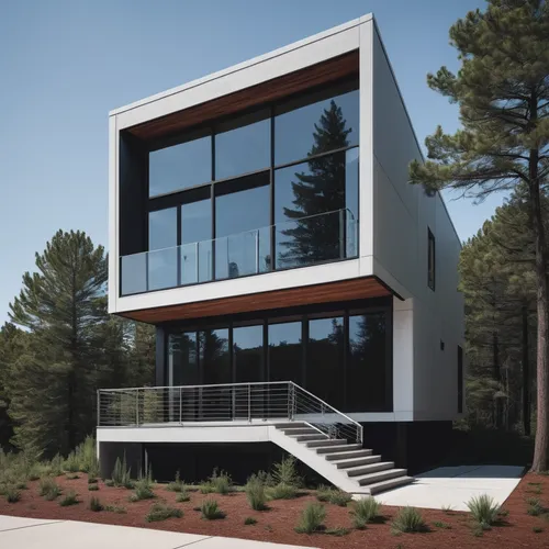 modern architecture with a aesthetic vide,modern house,cubic house,modern architecture,prefabricated buildings,dunes house,frame house,3d rendering,smart house,cube house,glass facade,modern building,