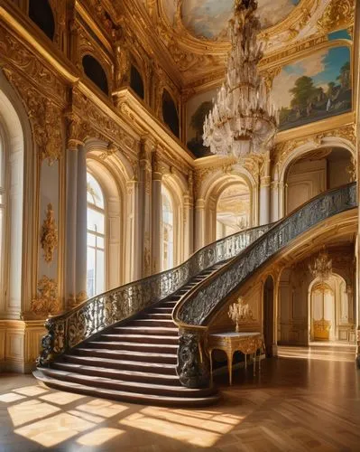 versailles,louvre,château de chambord,ritzau,europe palace,enfilade,hermitage,foyer,royal interior,louvre museum,musée d'orsay,palladianism,hôtel des invalides,bordeaux,fontainebleau,sanssouci,grandeur,rococo,baroque,mikhailovsky,Art,Artistic Painting,Artistic Painting 51