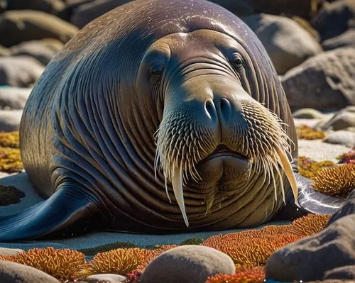 walrus,california sea lion,steller sea lion,fur seal,sea lion,bearded seal,a young sea lion,marine mammal,sea animals,grey seal,gray seal,bottlenose,aquatic mammal,marine mammals,earless seal,sea mammals,marine animal,head stuck in the sand,sea animal,sea lions,Illustration,Abstract Fantasy,Abstract Fantasy 21