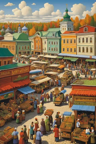 the market,market,market place,large market,vegetable market,marketplace,petersburg,farmer's market,fruit market,farmers market,covered market,market square,principal market,medieval market,vendors,market introduction,khokhloma painting,bazaar,street scene,spice market,Conceptual Art,Daily,Daily 33