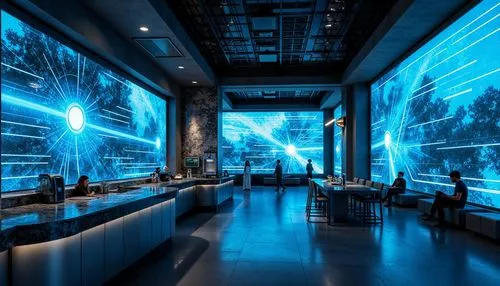 blue room,cyberport,computer room,enernoc,cybercity,cyberscene,cybercafes,futuristic art museum,arktika,cyberview,a museum exhibit,japanese restaurant,ufo interior,amnh,new york restaurant,aquariums,bar counter,cyberia,aquarium,cybertown