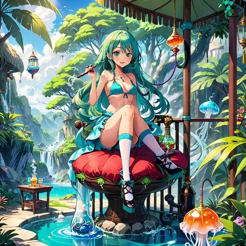 hatsune,hatsune miku,mermaid background,mikus,summer background,miku,tiki,vocaloid,oceanica,emerald sea,sona,hina,araruama,alisjahbana,underwater background,ocean background,sinon,sanya,puka,mikuriya,Anime,Anime,Traditional