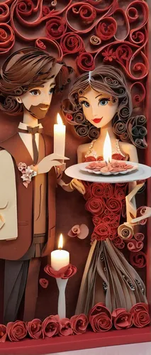 valentine's day décor,valentine candle,valentine scrapbooking,sweetheart cake,wedding decoration,saint valentine's day,marzipan figures,paper art,st valentin,romantic scene,guestbook,wedding couple,wedding cake,romantic,valentine clock,wedding invitation,heart shape rose box,the cake,candle light,valentine day,Unique,Paper Cuts,Paper Cuts 09