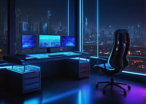 computer desk,computer workstation,desktop computer,computer room,desk,blur office background,modern office,pc tower,consoles,game room,fractal design,office desk,secretary desk,lures and buy new desktop,working space,modern room,cyberpunk,workstation,the server room,music workstation,Illustration,Black and White,Black and White 19