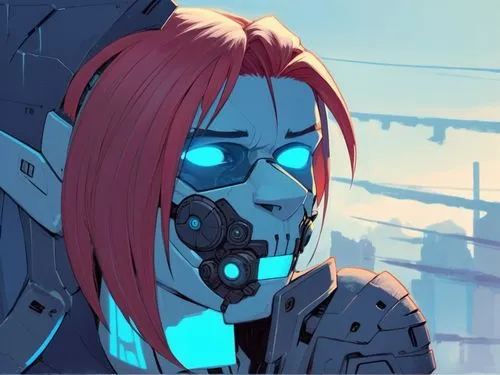 zarya,cyborg,cyberdog,neuromancer,marmora,kallen,Illustration,Vector,Vector 10