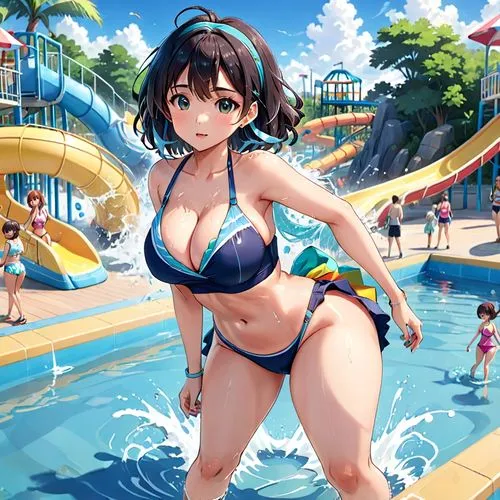 haruhi,fubuki,suzumiya,water park,summer background,megumi,idolmaster,waterpark,yanmei,shimei,sanya,mayuri,kawakami,makoto,kumiko,haruka,tsugumi,haruhi suzumiya sos brigade,kumin,beach background,Anime,Anime,Realistic