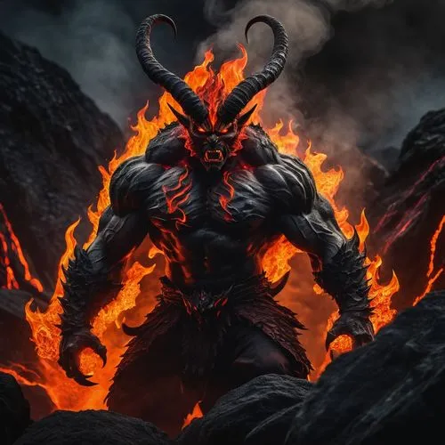 surtur,balrog,oni,demongeot,azazel,akuma,demonomicon,kadath,devil,raavan,ifrit,berserker,demonata,fire devil,magma,infernal,behemoth,surtr,ravana,diabolus,Illustration,Japanese style,Japanese Style 17