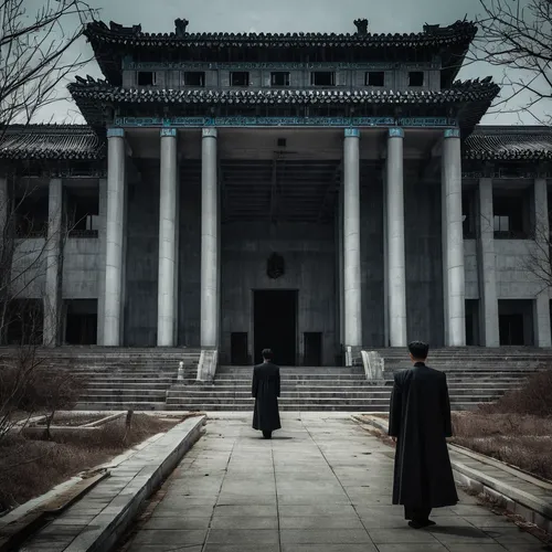 soochow university,hall of supreme harmony,mortuary temple,the local administration of mastery,korean history,chinese architecture,grand master's palace,changgyeonggung palace,changdeokgung,academic dress,baguazhang,summer palace,shuanghuan noble,shenyang,hall of nations,monastery,sejong-ro,hall of the fallen,temple fade,supreme administrative court,Illustration,Realistic Fantasy,Realistic Fantasy 46