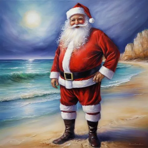 santa in swimsuit on the beach ,santa claus at beach,christmas on beach,santaji,father christmas,christmas island,santa claus,st claus,christmas santa,scared santa claus,moroz,natal,claus,santa,santa 