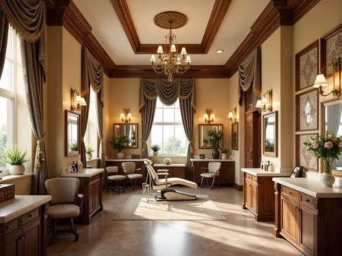 luxury bathroom,salon,beauty room,luxury home interior,poshest,periodontist,barrooms,claridge,hairdressing salon,breakfast room,bath room,gleneagles hotel,driehaus,millwork,ornate room,assay office,dining room,seelbach,magnocellular,barber beauty shop