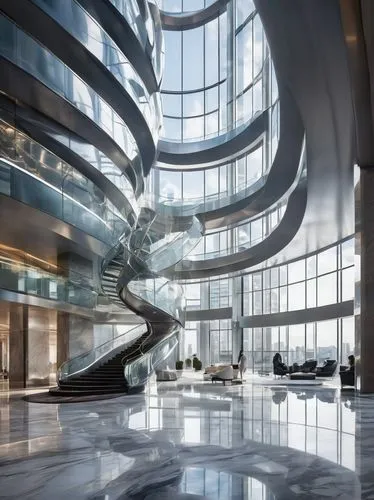 futuristic architecture,futuristic art museum,oscorp,blavatnik,largest hotel in dubai,safdie,glass building,spiral staircase,helix,kaust,glass facade,spiral,morphosis,glass wall,alchemax,arcology,mercedes-benz museum,vdara,tallest hotel dubai,atrium,Conceptual Art,Sci-Fi,Sci-Fi 24