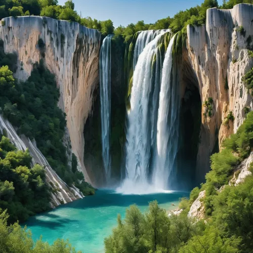 Kravica waterfall, Bosnia and Herzegovina,plitvice,krka national park,green waterfall,falls,waterfalls,wasserfall,water fall,brown waterfall,falls of the cliff,croatia,waterfall,water falls,kravice,go