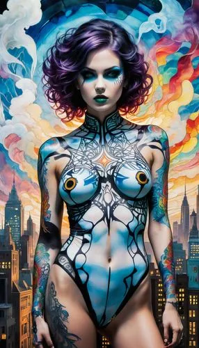 bodypaint,bodypainting,neon body painting,body painting,promethea,body art,Unique,Paper Cuts,Paper Cuts 08