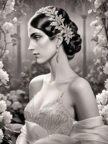 sonam,marienbad,art deco woman,indian bride,nutan,vintage woman