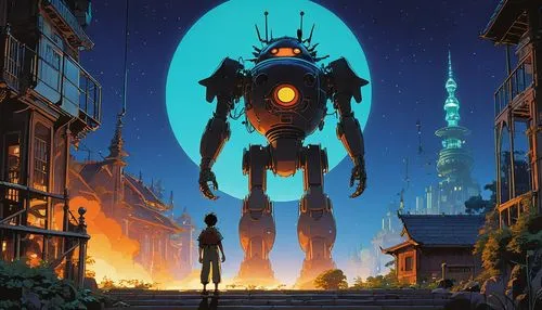 ghibli,studio ghibli,kawamori,mecha,valerian,evangelion,flcl,mech,zentradi,bioshock,evangelion eva 00 unit,colossi,tetsujin,akira,lagann,amuro,violet evergarden,shinji,nausicaa,takzim,Conceptual Art,Sci-Fi,Sci-Fi 19