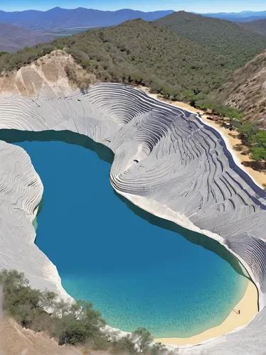 Hierve El Agua Excursion:  Oaxaca is known for its culture  and  its natural wonders. Hierve al Agua is a natural set of rock formations built over thousands of years. Take a dip in the natural spring