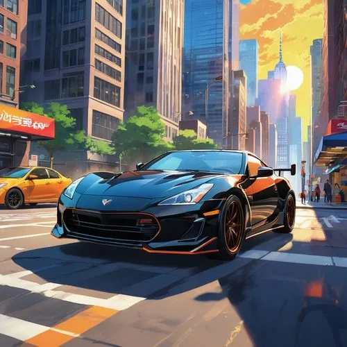 3d car wallpaper,brz,nsx,supra,car wallpapers,aventador,Illustration,Japanese style,Japanese Style 03